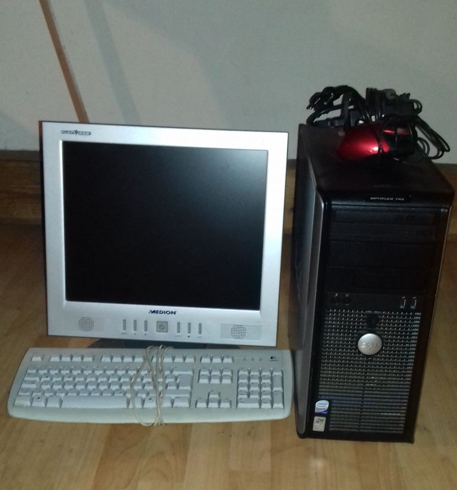 Dell Optiplex 745 Kompett-Set - Monitor in Ilsede