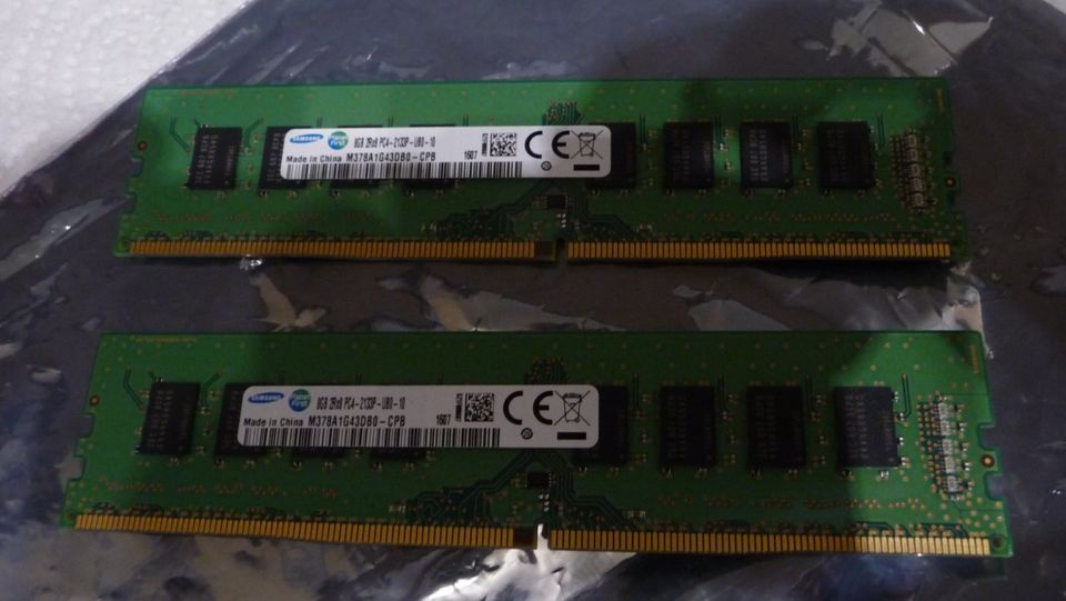 16GB 2 x 8 GB DDR4 Samsung PC PC4 Ram Speicher CL 15 2133 288 in Stuttgart