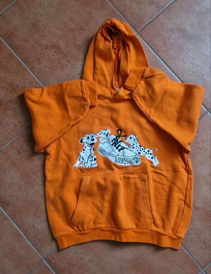 VINTAGE Retro Pullover mit Dalmatiner orange in Leipzig