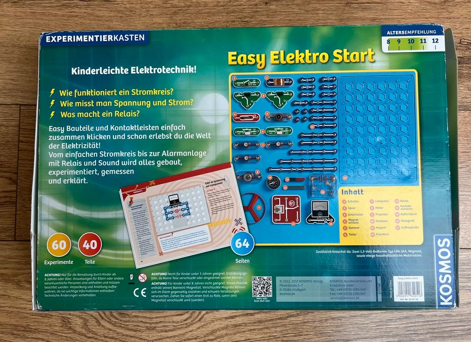 Easy Elektro Start Experimentierkasten von KOSMOS, gebraucht in Hannover