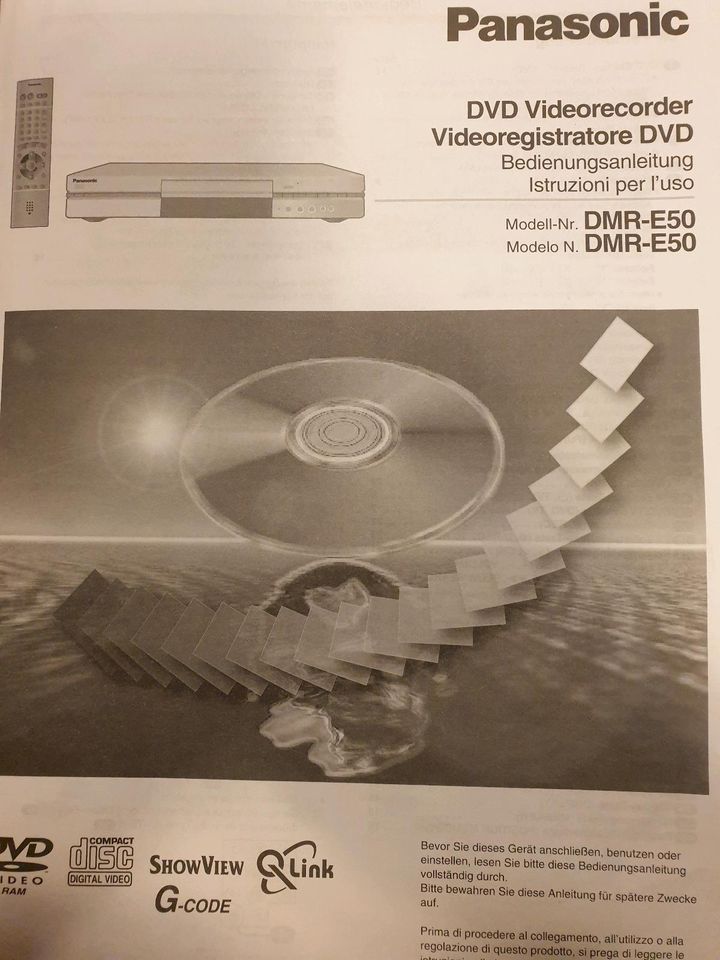 DVD Videorecorder Panasonic in Weinheim