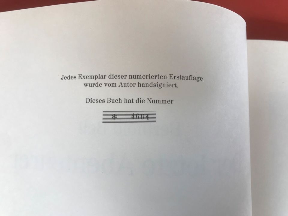 Berthold Bell Der letzte Abenteurer signierte Erstausgabe 1988 in Lich