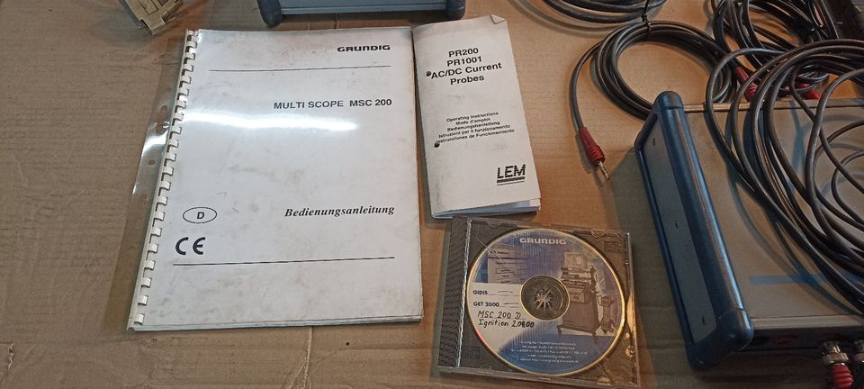 AVL Grundig Multiscope MSC 200 Scanbox SCB 200 mit zubehör in Markt Indersdorf