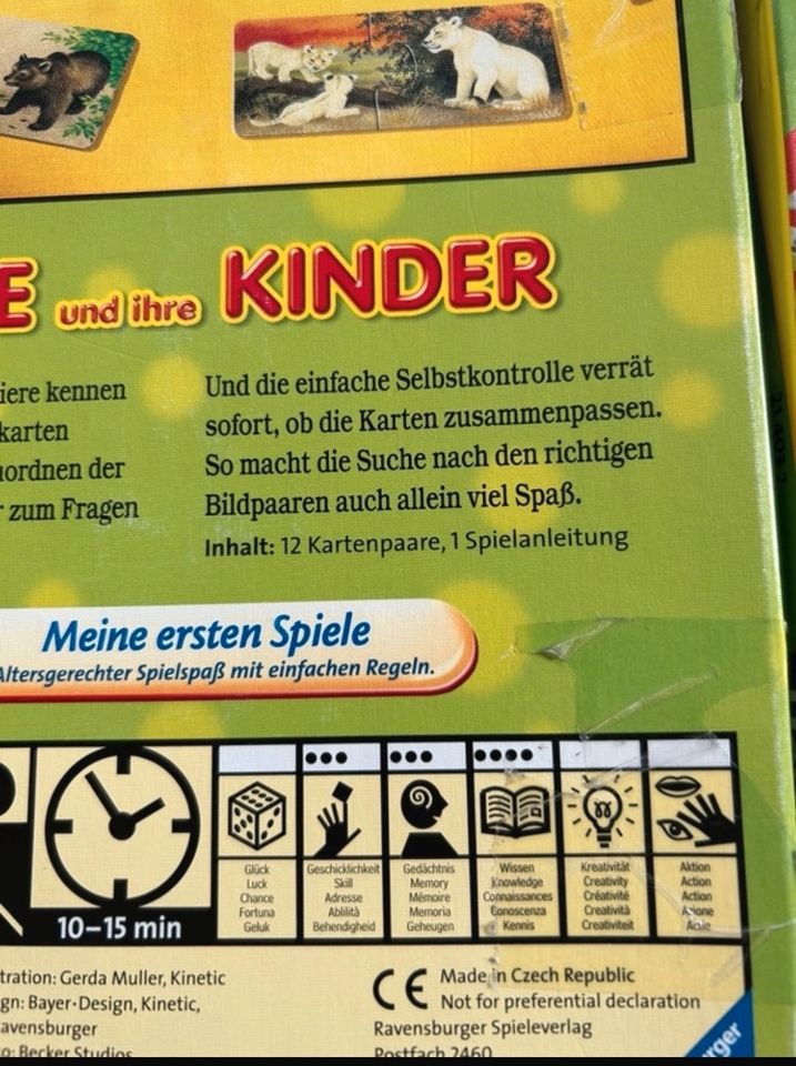 Ravensburger Puzzle für 2-4 jährige ,Tiere und ihre kinder‘ in Aitrang