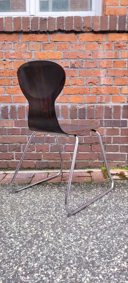 1/5 Flötotto Ära Design Stuhl Chair Pagholz Kufengestell Vintage in Magdeburg