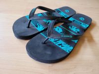 Flip Flops Zehentreter Größe 43/44 schwarz-türkis Olaian Saarland - Merzig Vorschau