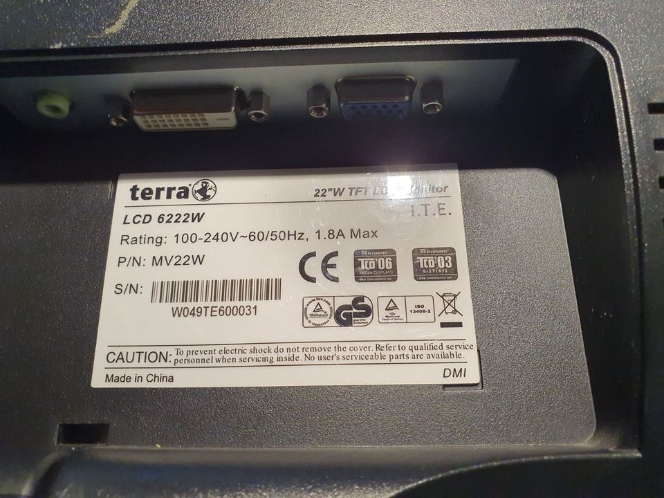 Terra LCD Monitor 6222W. in Bad Schussenried