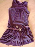 Kleid lila mit Silberfäden ohne Arm Gr.98 - 104 evtl.110, Neu Hessen - Bad Zwesten Vorschau