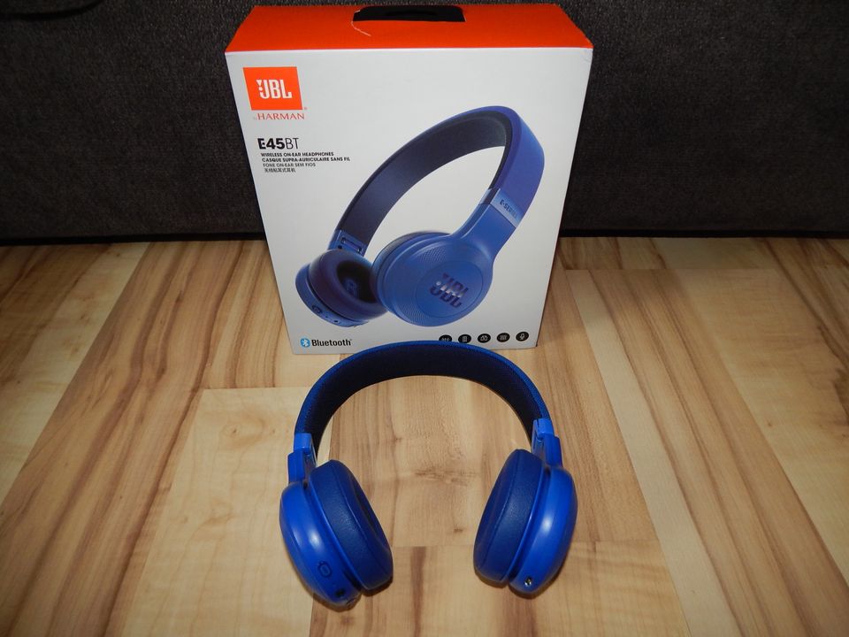 JBL Harman E45BT Wireless on ear Headphones Kopfhörer blau in Lotte