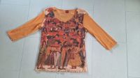 Olsen Shirt, 3/4 Arm, orange, Muster vorn und hinten, Gr. 42 Altona - Hamburg Lurup Vorschau
