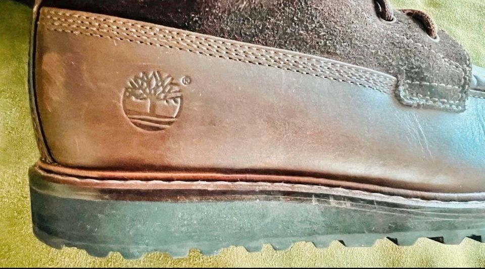 "Timberland"-Boots, 11/45,5, dunkelbraun, neuwertig in Grünendeich Niederelbe