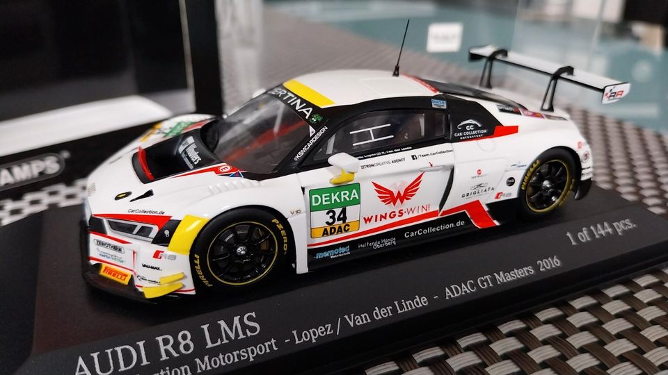 Car Collection Audi R8 LMS GT Masters 2016 1:43 Minichamps OVP in Walluf