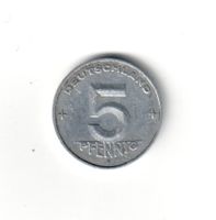 DDR Aluminium, 5 Pfennig, 1952, E Dresden - Innere Altstadt Vorschau