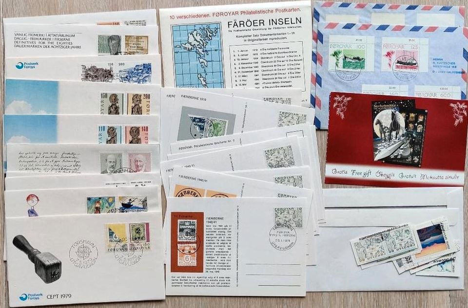 Skandinavien Konvolut Briefmarken Ersttagsbriefe FDC Diverses in Bargteheide