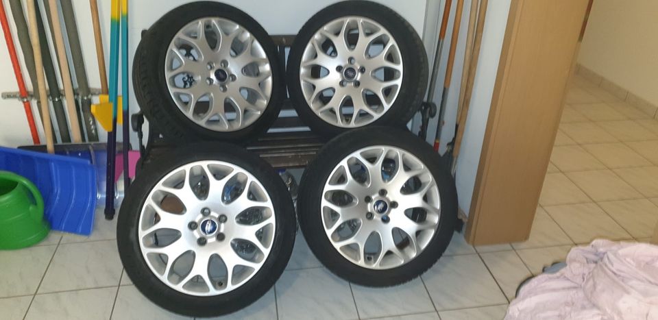 4 Original Ford 17 Zoll Alufelgen 225/45/R17 mit Sommerbereifung in Wackernheim