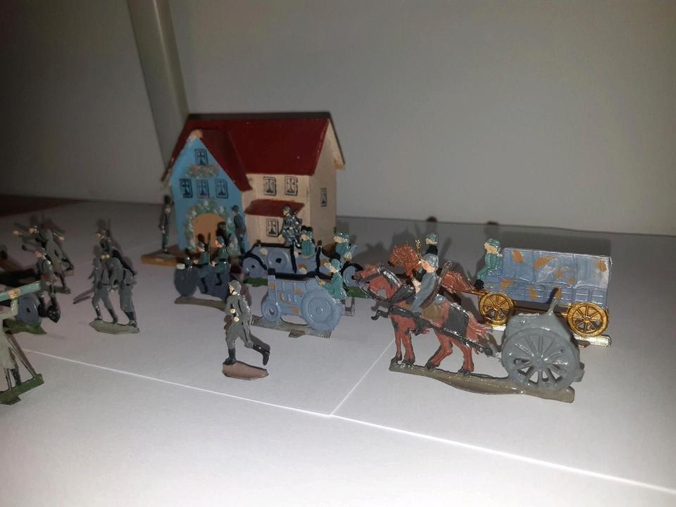 Zinnsoldaten 2.WK Wehrmacht 1.WK Deutsche Soldaten Zinnfiguren in Oberschöna
