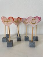 NEU: 8 Stück Herz-Aufsteller für DIY Hochzeitsdeko Bayern - Germering Vorschau