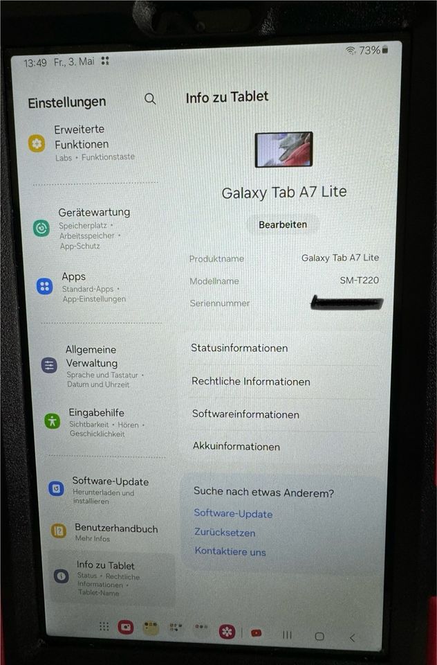 Samsung Tab A7 Lite in Rendsburg