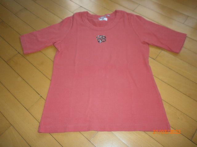 Designer Rabe Damen T-Shirt helles rot Strass Glitzer Gr. M S 40 in Dortmund