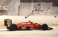 Michele Alboreto (+2001) - Original Autogramm - Formel 1 Nordrhein-Westfalen - Kamp-Lintfort Vorschau