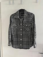 Flanell Jacke weiß schwarz Stoff Jacke Hemd XS Niedersachsen - Salzgitter Vorschau