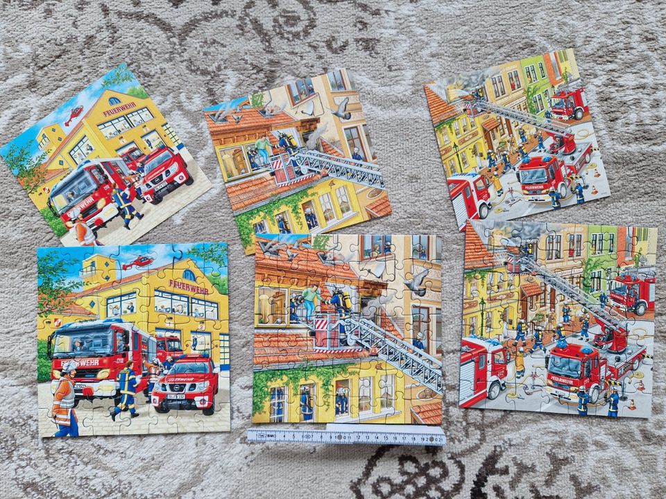 Ravensburger Kinderpuzzle - Feuerwehreinsatz 3x49 in Wendlingen am Neckar