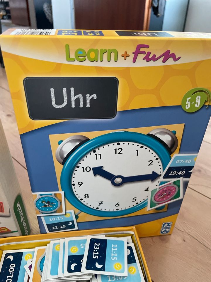 Uhren Puzzle, lern die Uhr 2 Spiele in Ortenburg