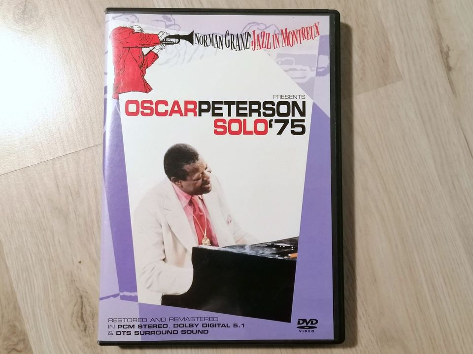 Oscar Peterson Solo '75 DVD neuwertig! Norman Granz Jazz Montreux in Zierenberg