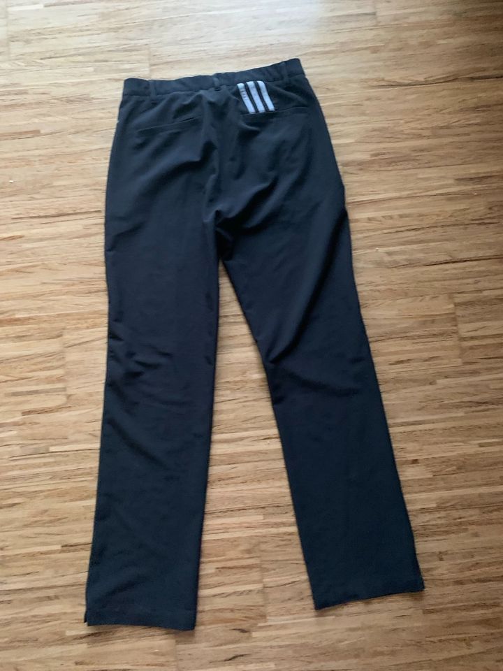 Lange Adidas Sporthose Hose Gr 164 14 Jahre schwarz wie neu in Grünwald