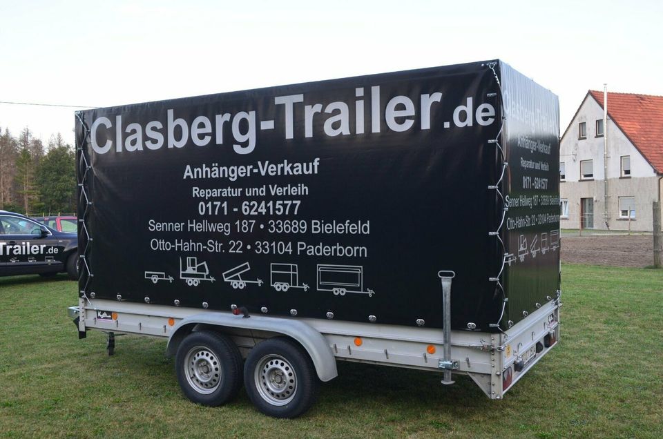 Anhänger mieten Mietanhänger 2600Kg Planenanhänger Anhängerverlei in Bielefeld