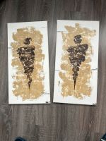 Bilder Kunst Mann Frau Beige Leinwand Gemälde Baden-Württemberg - Winnenden Vorschau