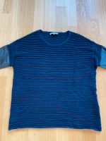 SANDRO Paris Pulli Strick Wolle Leder blau Gr. 2 36 38 Münster (Westfalen) - Sentrup Vorschau