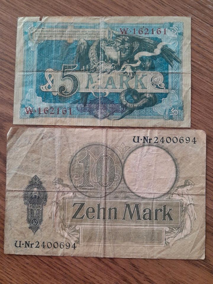 Alte Geldscheine in Kamenz