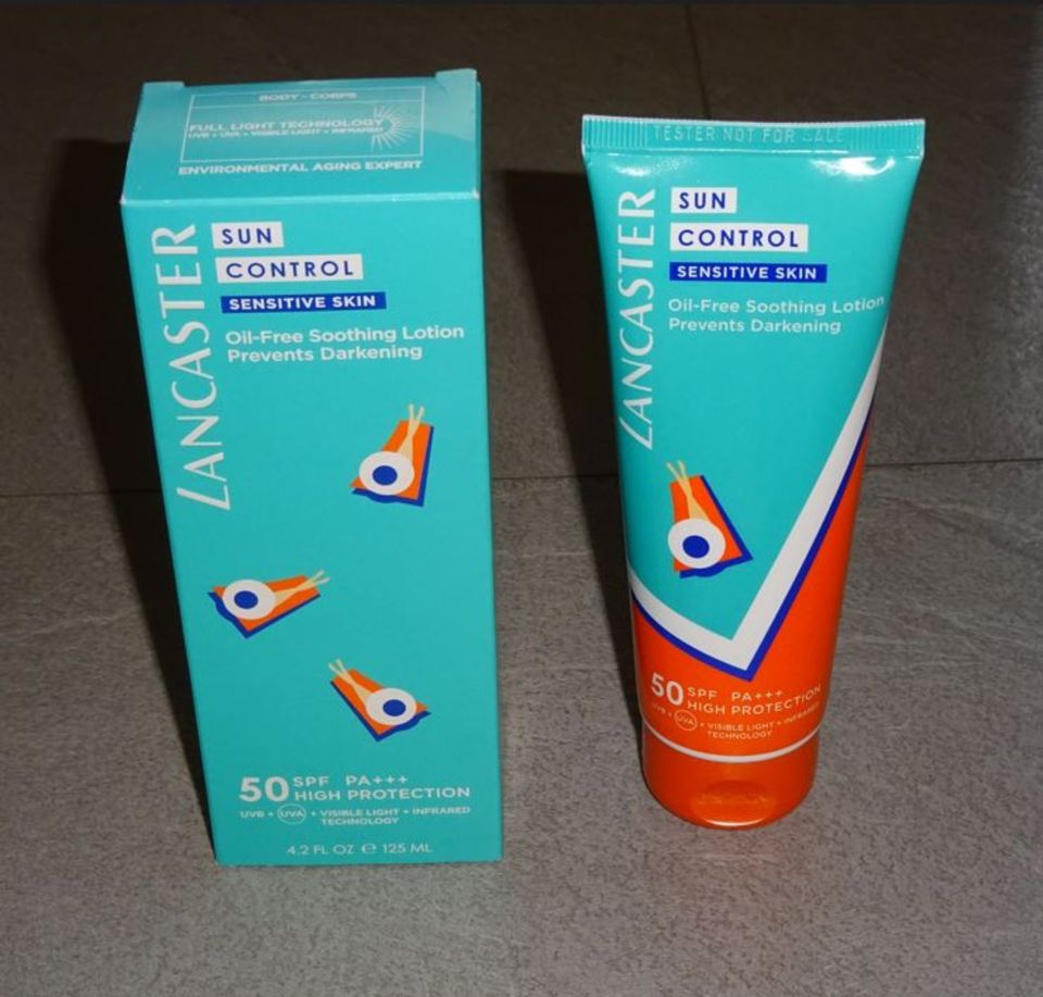 Lancaster Sun Control Sensitive Skin, 50 SPF, neu in Elsenfeld