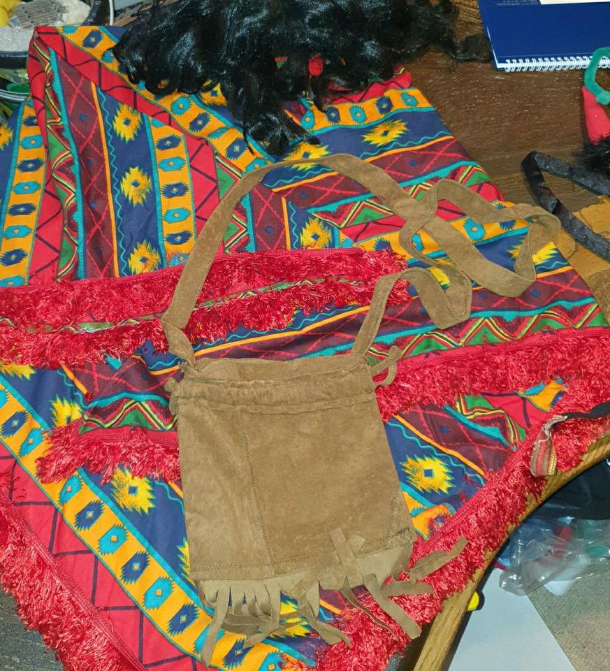 Kostüm Mexikaner Indianer Fasching Karneval inkl Perrücke in Höchstädt a.d. Donau