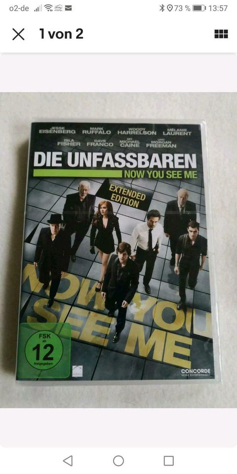 DVD  Die Unfassbaren - Now you see me (2013) Noch verschweißt in Worms