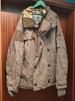 Burton Snowboardjacke Winterjacke Skijacke Herren braun blau M Sachsen - Hartenstein Vorschau