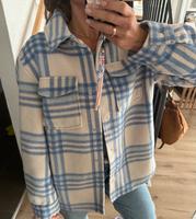 Jacke Damenjacke blau weiß kariert lässige Jacke hemdjacke S 36 Baden-Württemberg - Ammerbuch Vorschau