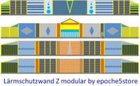 Lärmschutzwand Z Kartonmodellbausatz 1:220 Sachsen-Anhalt - Dessau-Roßlau Vorschau