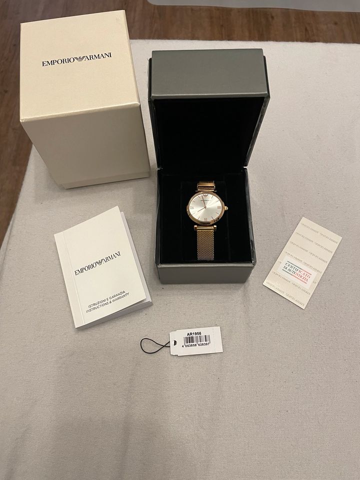 Emporio Armani Damenuhr AR1956 Roségold in München