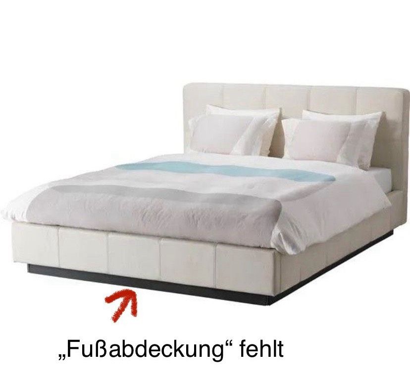 IKEA Bett FOLLDAL 1,60 x 2 m (ohne Lattenrost) in Hamburg