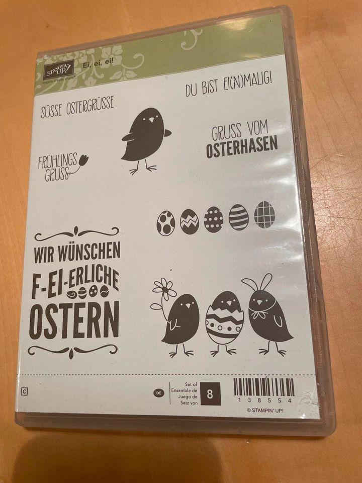 Stempelset "Ei, ei, ei " Ostern der Marke Stampin up, gebraucht in Norderstedt