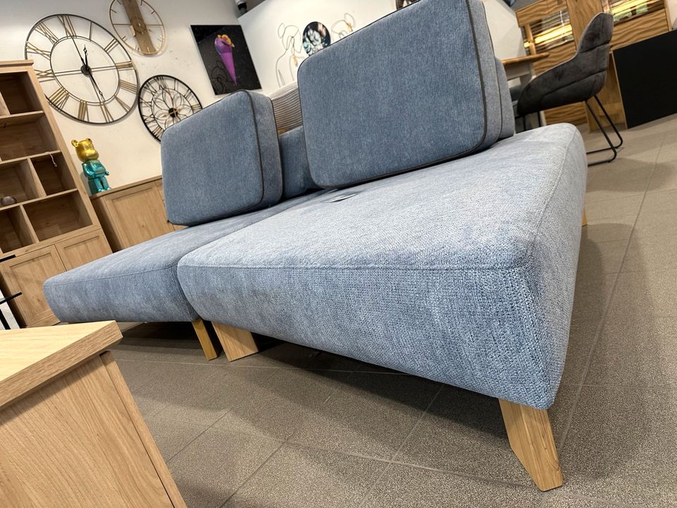 Design Modul Sofa Sessel blau mehrere Stellvarianten in Blomberg