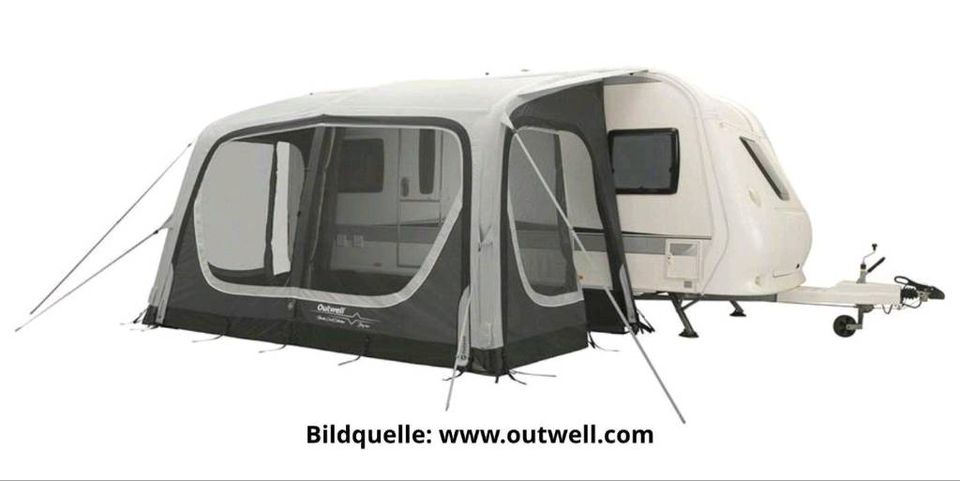 Wohnwagen aufblasbares Vorzelt Outwell Bay 380A in Otterfing