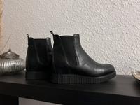Unisa Stiefeletten Leder schwarz 37 mit Keilabsatz Nordrhein-Westfalen - Emsdetten Vorschau