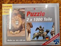 NEU Eingeschweißt Puzzle set 2x 1000 Teile Löwe Nordrhein-Westfalen - Grevenbroich Vorschau