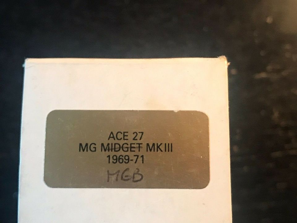 MGB Metallmodell ACE 27 Neu OVP NOS in Beselich