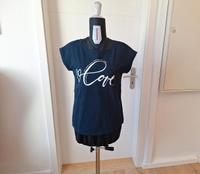 Neu Street One T-Shirt Shirt blau Größe 36 Herzprint Baden-Württemberg - Balingen Vorschau