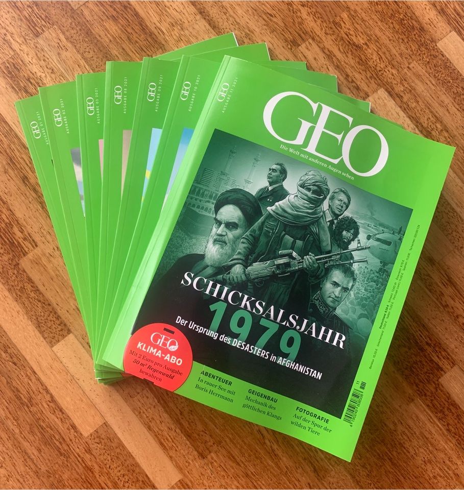 7 Geo Zeitschriften 2021 in Bad Schönborn