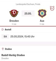 Ich suche 3 tickets Dynamo gegen schacht Dresden - Pieschen Vorschau